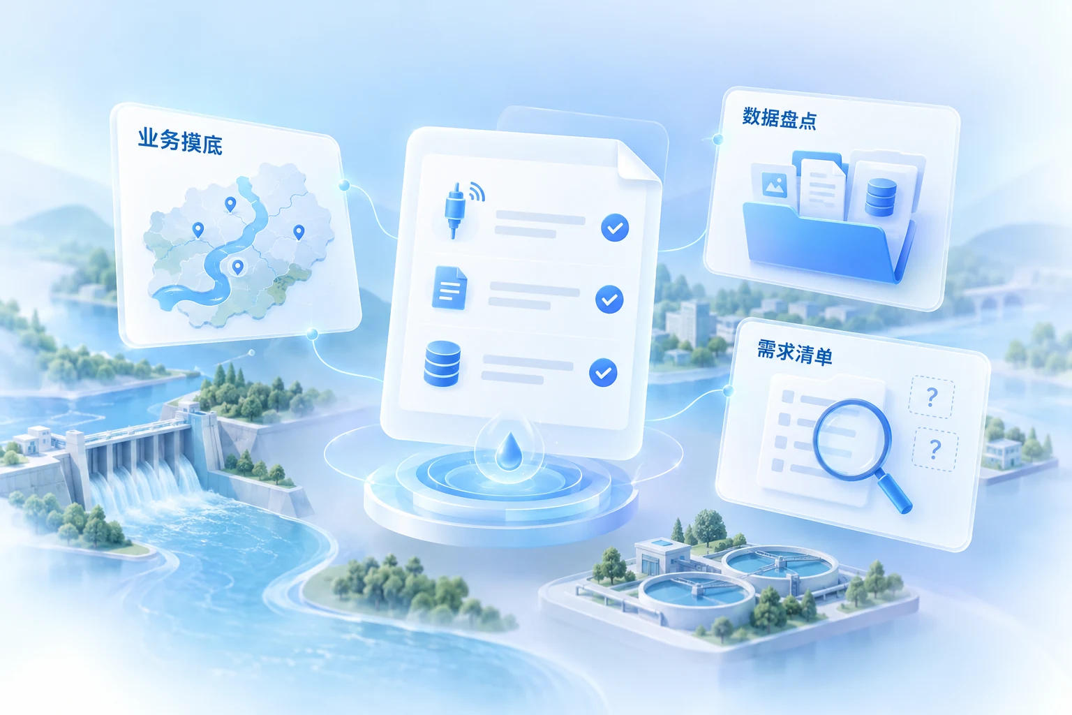 业务与数据摸底 · 阶段工作示意